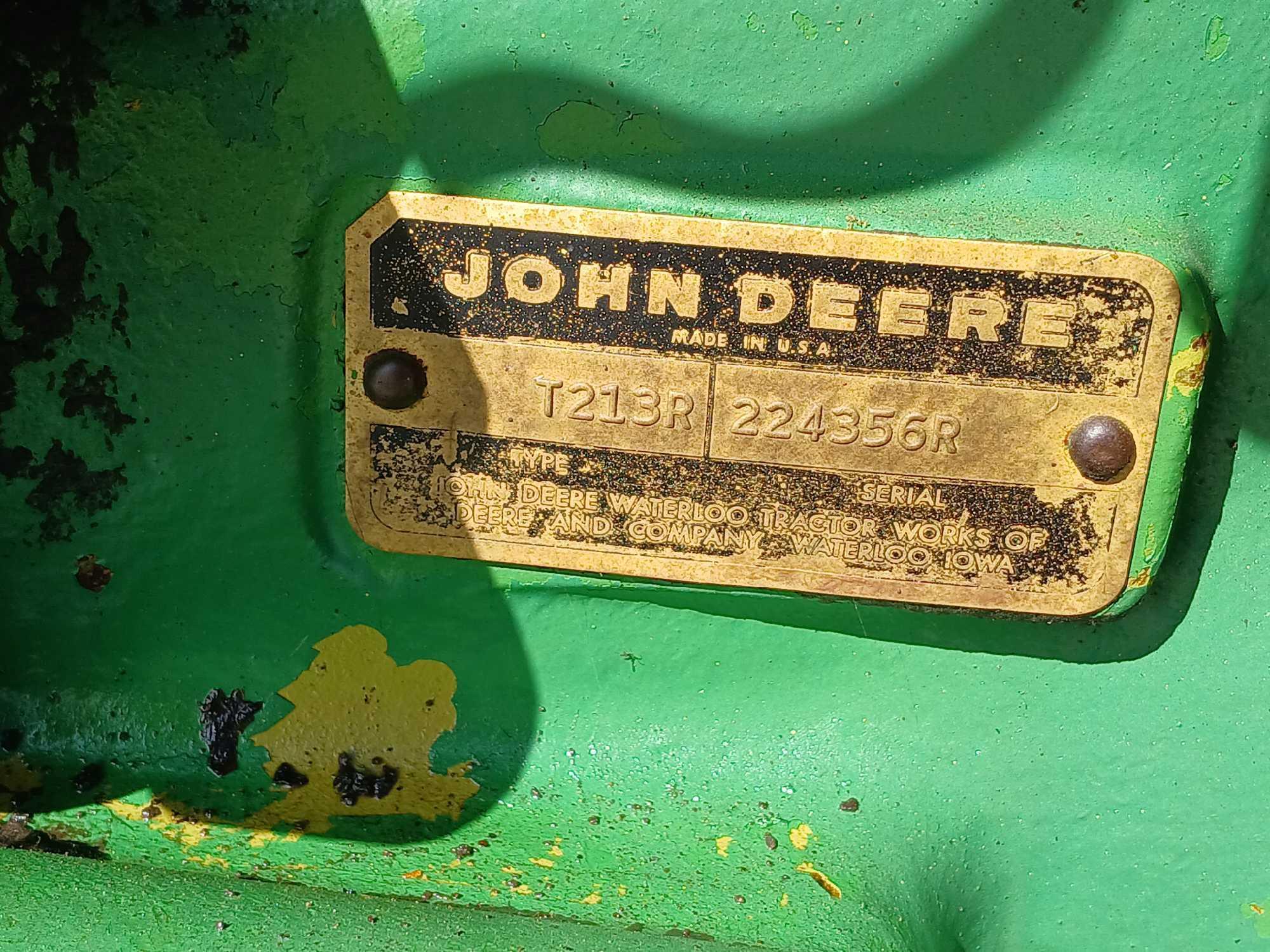 1973 John Deere 4020 Tractor, *RECEIPT SERVES AS BILL OF SALE