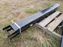 Pair of SKLP 7'ft. Forklift Extension Rods on Pallet