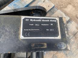 2024 Unused GIYI 3T Hydraulic Excavator Thumb Clamp Attachment, Srl.#MZJ3T241013