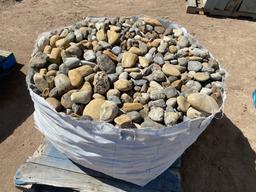 Pallet of Landscape River Rocks