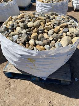 Pallet of Landscape River Rocks