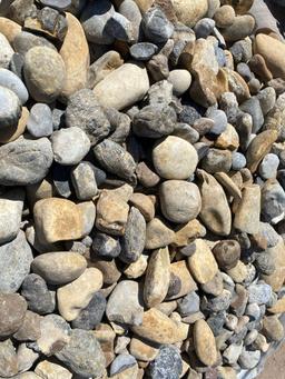 Pallet of Landscape River Rocks