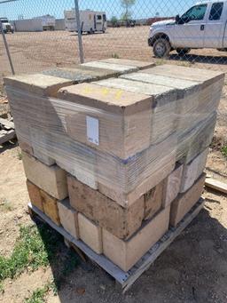 Pallet of Concrete Brick Blocks