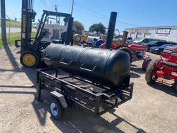 Custom Made BBQ Pit on Trailer, *RECEIPT SERVES AS BILL OF SALE