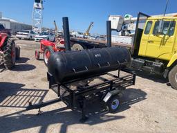 Custom Made BBQ Pit on Trailer, *RECEIPT SERVES AS BILL OF SALE