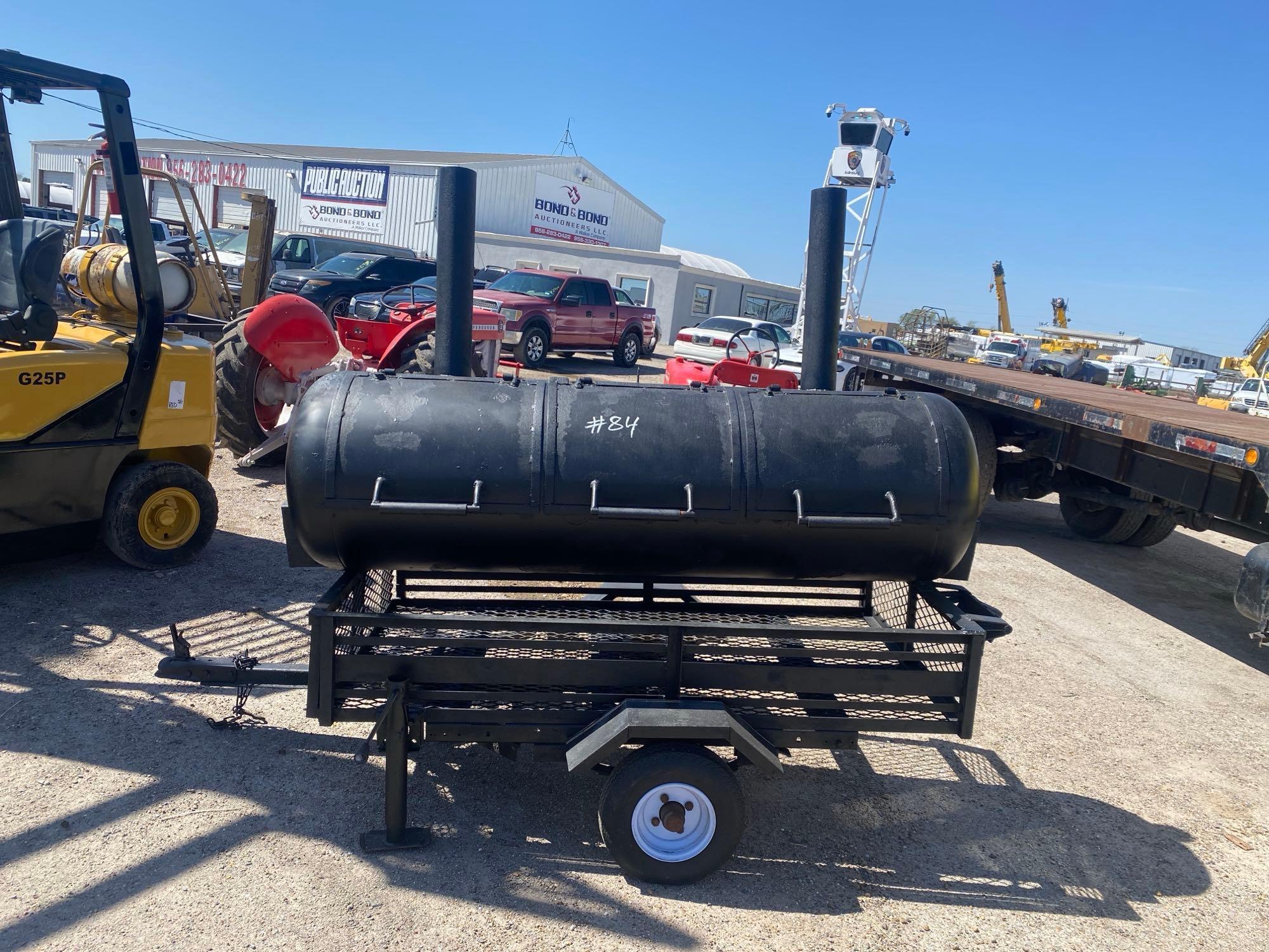 Custom Made BBQ Pit on Trailer, *RECEIPT SERVES AS BILL OF SALE
