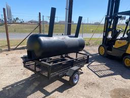 Custom Made BBQ Pit on Trailer, *RECEIPT SERVES AS BILL OF SALE