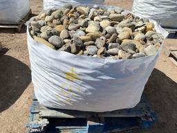 Pallet of Landscape River Rocks