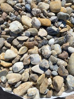 Pallet of Landscape River Rocks