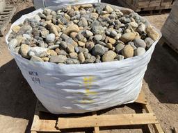Pallet of Landscape River Rocks