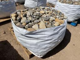 Pallet of Landscape River Rocks