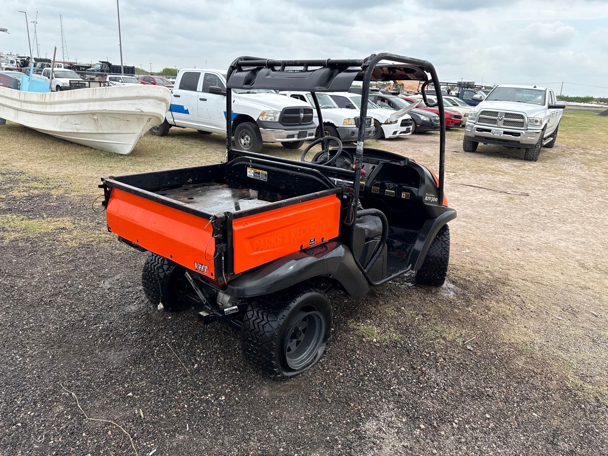 Kubota RTV500 ATV, P.I.N.#A5KA1CGAPJG049851