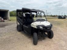 2018 Honda Pioneer SXS700M4 Motorcycle ROV, VIN # 1HFVE0289J4400343
