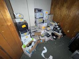 Group of Assorted Printers, Fax Machines, Fujitsu Document Scanners, etc. OFFSITE: BROWNSVILLE, TX