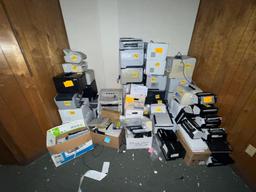 Group of Assorted Printers, Fax Machines, Fujitsu Document Scanners, etc. OFFSITE: BROWNSVILLE, TX