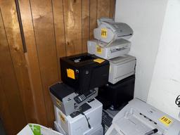 Group of Assorted Printers, Fax Machines, Fujitsu Document Scanners, etc. OFFSITE: BROWNSVILLE, TX