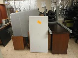Group of Office Desks, (1) Folding Table, (1) 2-Drawer Lateral Cabinet, etc.OFFSITE: BROWNSVILLE,TX