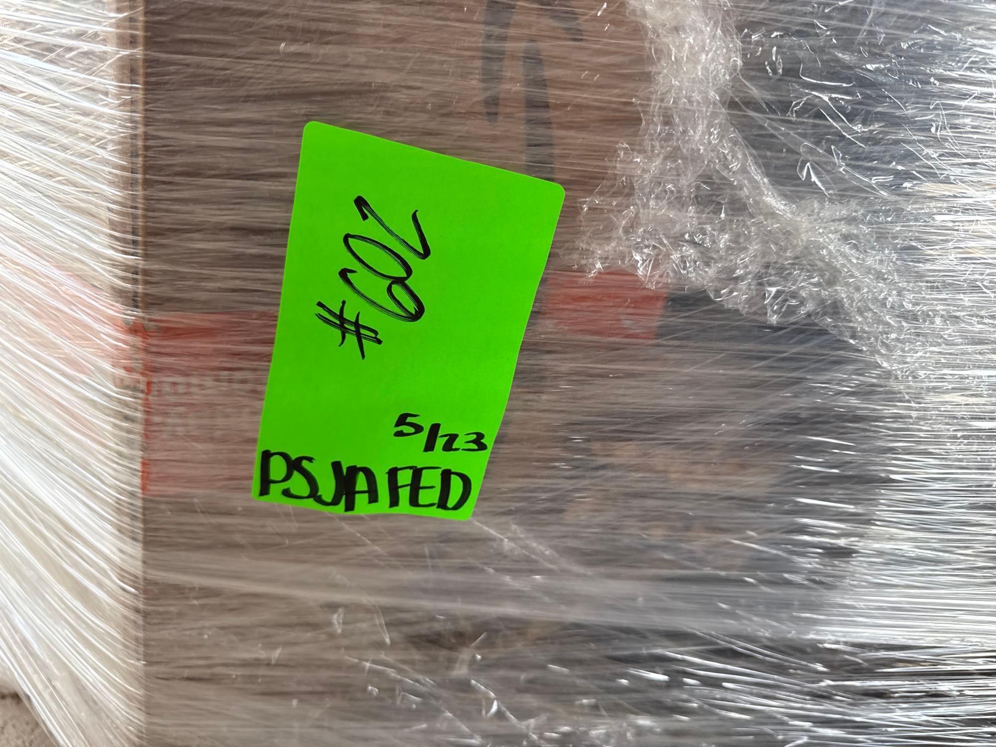 (1) Pallet w/ (1) Printer, (1) TV Stand, Box of LaserJet Printer Cartridges