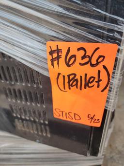 Pallet w/ (1) Cubic Mini Fridge, (1) Microwave, (1) Beige File Desk Organizer, (1) Chair, etc.