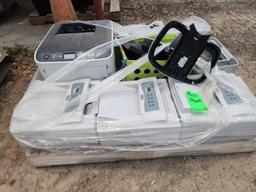 (1) Pallet w/ Group of Printers, (1) Desktop Monitor