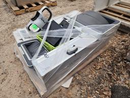 (1) Pallet w/ Group of Printers, (1) Desktop Monitor
