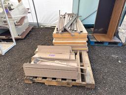 Group of Disassembled Office Cubicles on Pallet