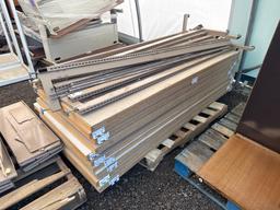 Group of Disassembled Office Cubicles on Pallet