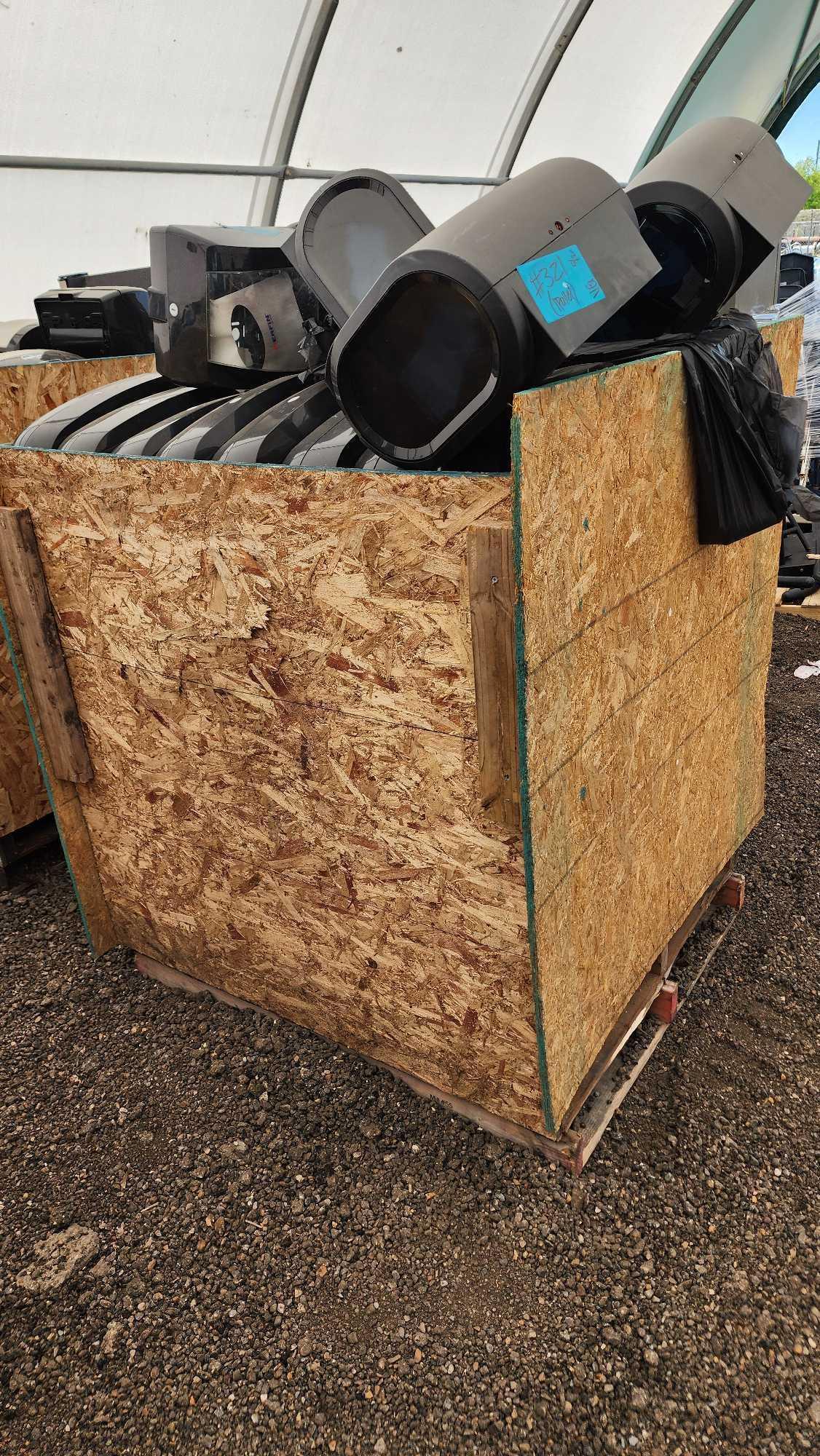 Group of Georgia Pacific enMotion Paper Towel Dispensers on Pallet