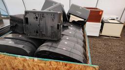 Group of Georgia Pacific enMotion Paper Towel Dispensers on Pallet