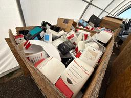 Group of Hand Soap/Hand Sanitizer Dispensers on Pallet