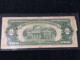(1) $2 Red Seal Note (Series 1953 B)