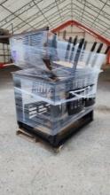 Group of Wooden Chairs, (2) Tables on Pallet