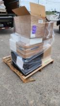 (1) Pallet w/ Flashcards, Microscopes, 3D Shapes, Educational Textbooks