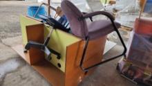 (1) Pallet w/ (1) Student Cubicle Desk, (1) Student Combo Desk, (1) Bookcase, etc.
