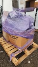 Boxes of Computer Monitors, HDMI Cables on Pallet