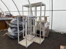 Group of (3) Plinth Display Stands