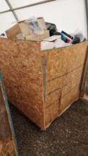 Group of Assorted Paper Towel, Toilet Paper, and Soap Dispensers on Pallet