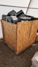 Group of Assorted Merfin iView Paper Towel & Toilet Paper Dispensers on Pallet