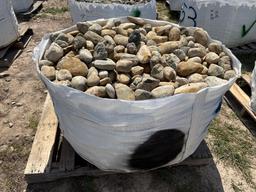 Pallet of Landscape River Rocks