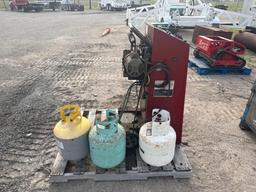(1) Blue Point Model 160-019-903 Refrigerant Recovery Machine Srl.#H483412 Hrs: 00368, (3) Tanks