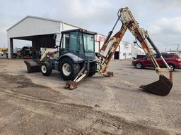Terex 760 Xtendahoe 4x4 Backhoe, Enclosed Cab, Model# CM7626