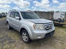 2010 Honda Pilot Multipurpose Vehicle (MPV), VIN # 5FNYF3H65AB001806 OFFSITE- BROWNSVILLE, TX