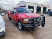 2000 Ford F-250 Pickup Truck, VIN # 3FTNX20F2YMA33883