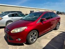 2014 Ford Focus Passenger Car, VIN #1FADP3F28EL419717 OFFSITE: CORPUS CHRISTI (Special Instructions)
