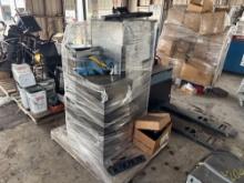 (1) Pallet w/ Box w/ Intermec Hand-Held Barcode Scanners, Intermec Quad Charging Dock,etc.