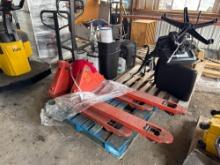 (2) Mighty 5500LBS Pallet Jacks, (2X's THE $MONEY)