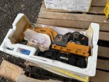 (2) Unused Huina Alloy Remote Controlled Die-Cast Excavator Toys, (2X's THE $MONEY)
