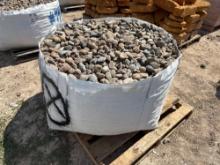 Pallet of Landscape River Rocks