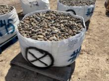 Pallet of Landscape River Rocks