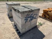 Pallet of Concrete Brick Blocks